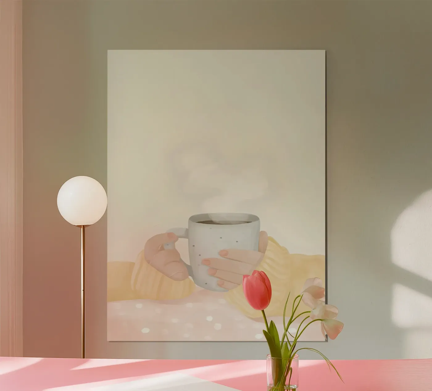 One Quiet Cup poster da Urban Art Draw