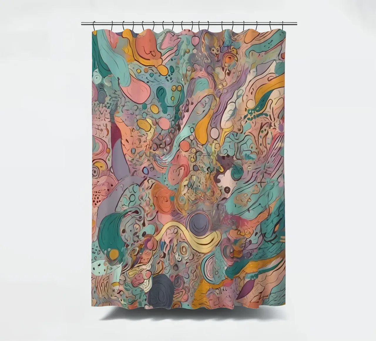 Abstraktes Muster Duschvorhang von Charnwood Prints