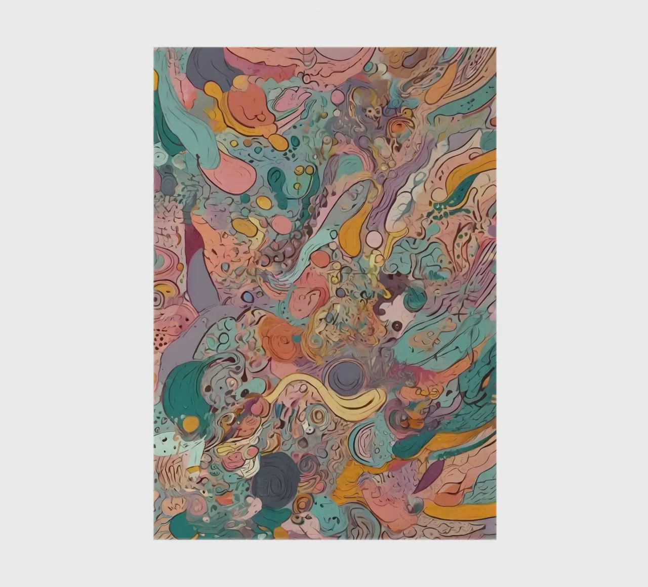 Motif abstrait carnet de notes de Charnwood Prints