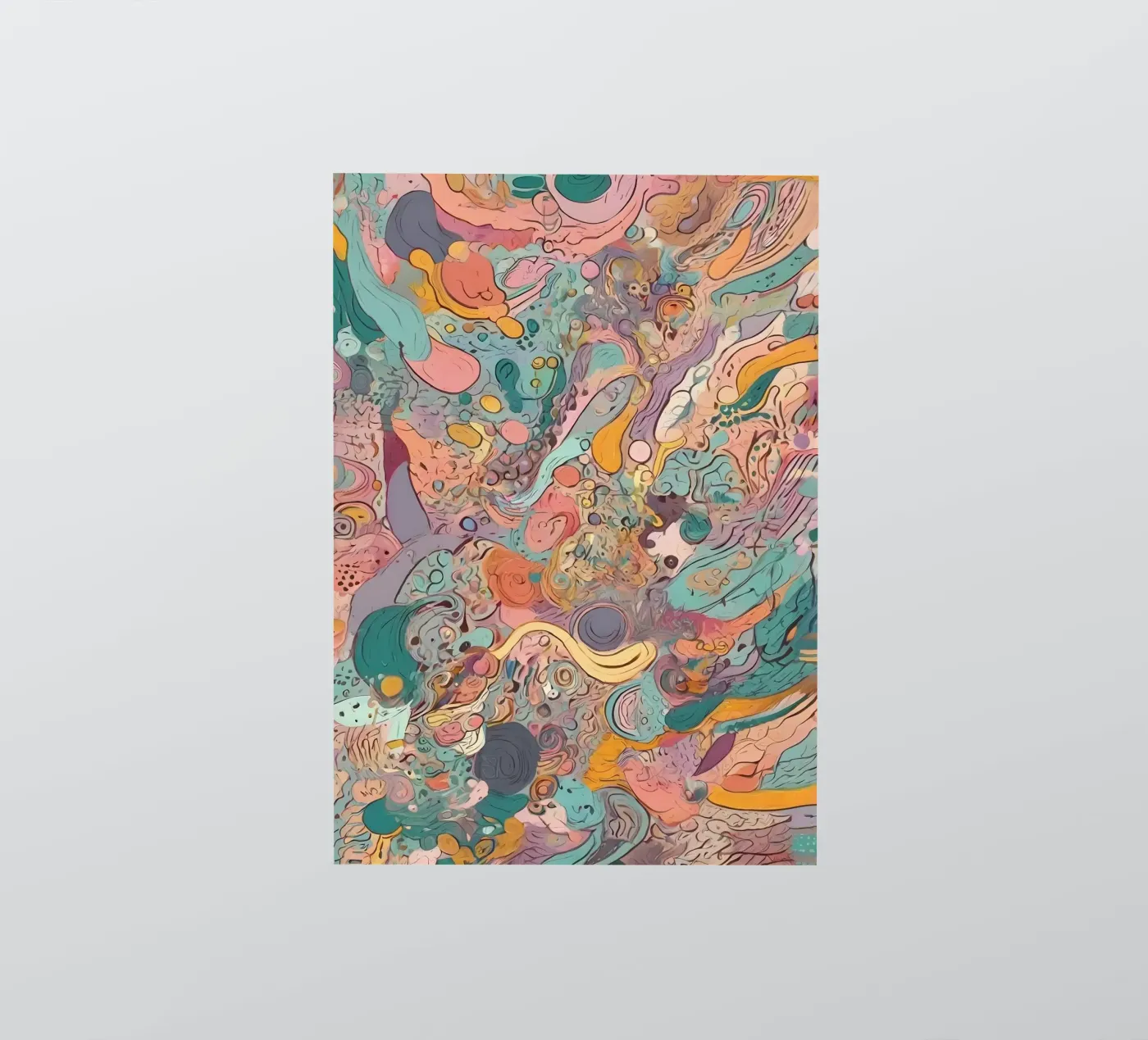 Abstract patroon sticker van Charnwood Prints
