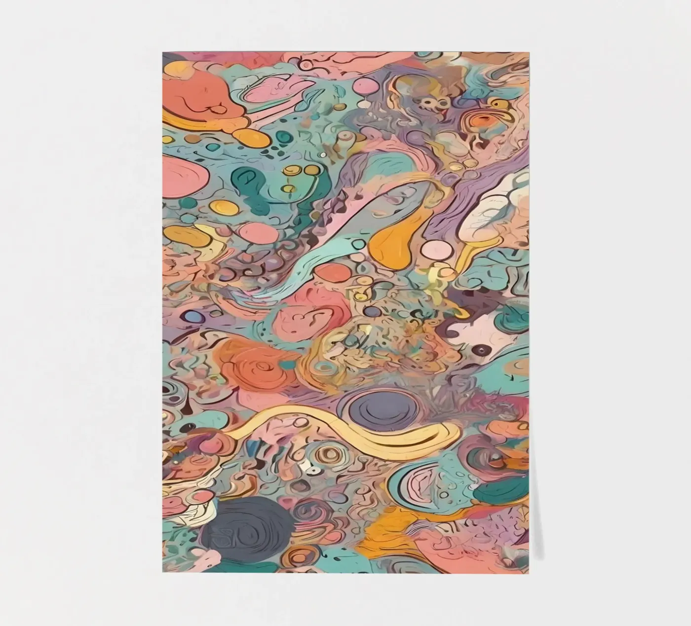 Abstract Pattern Stickerbogen von Charnwood Prints