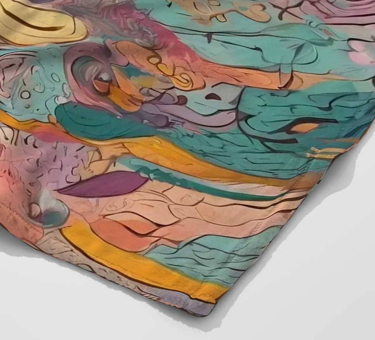 Abstract Pattern fleece blanket by Charnwood Prints