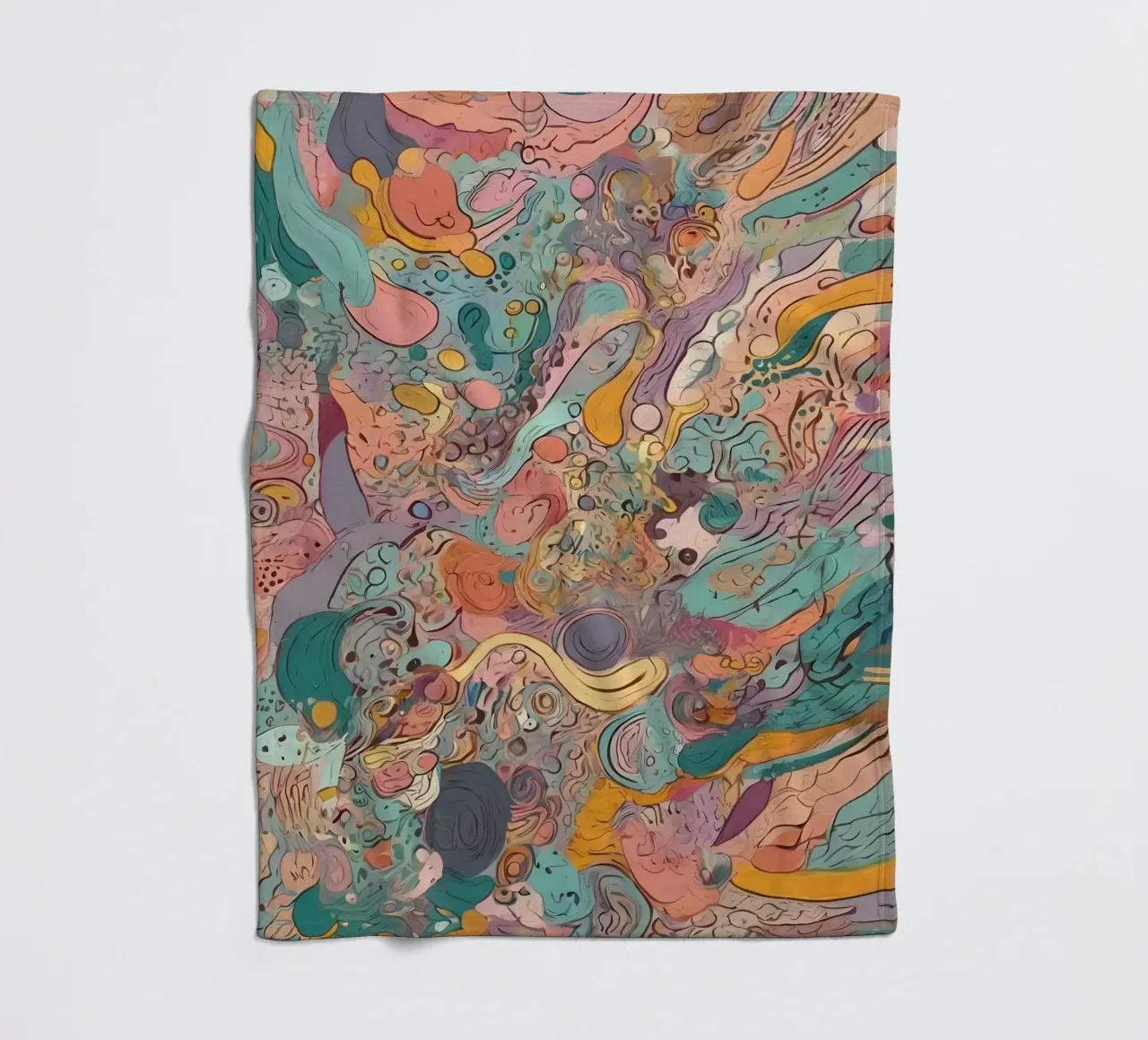 Abstract Pattern fleece blanket by Charnwood Prints