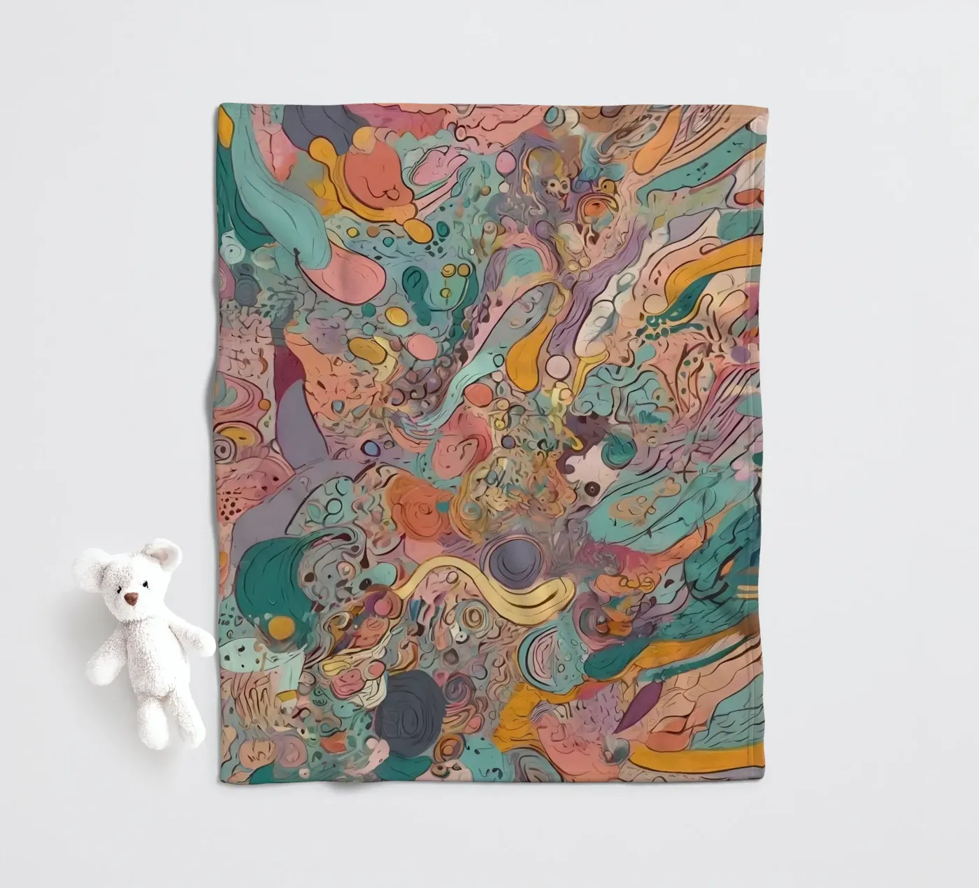 Abstract Pattern Fleecedecke von Charnwood Prints