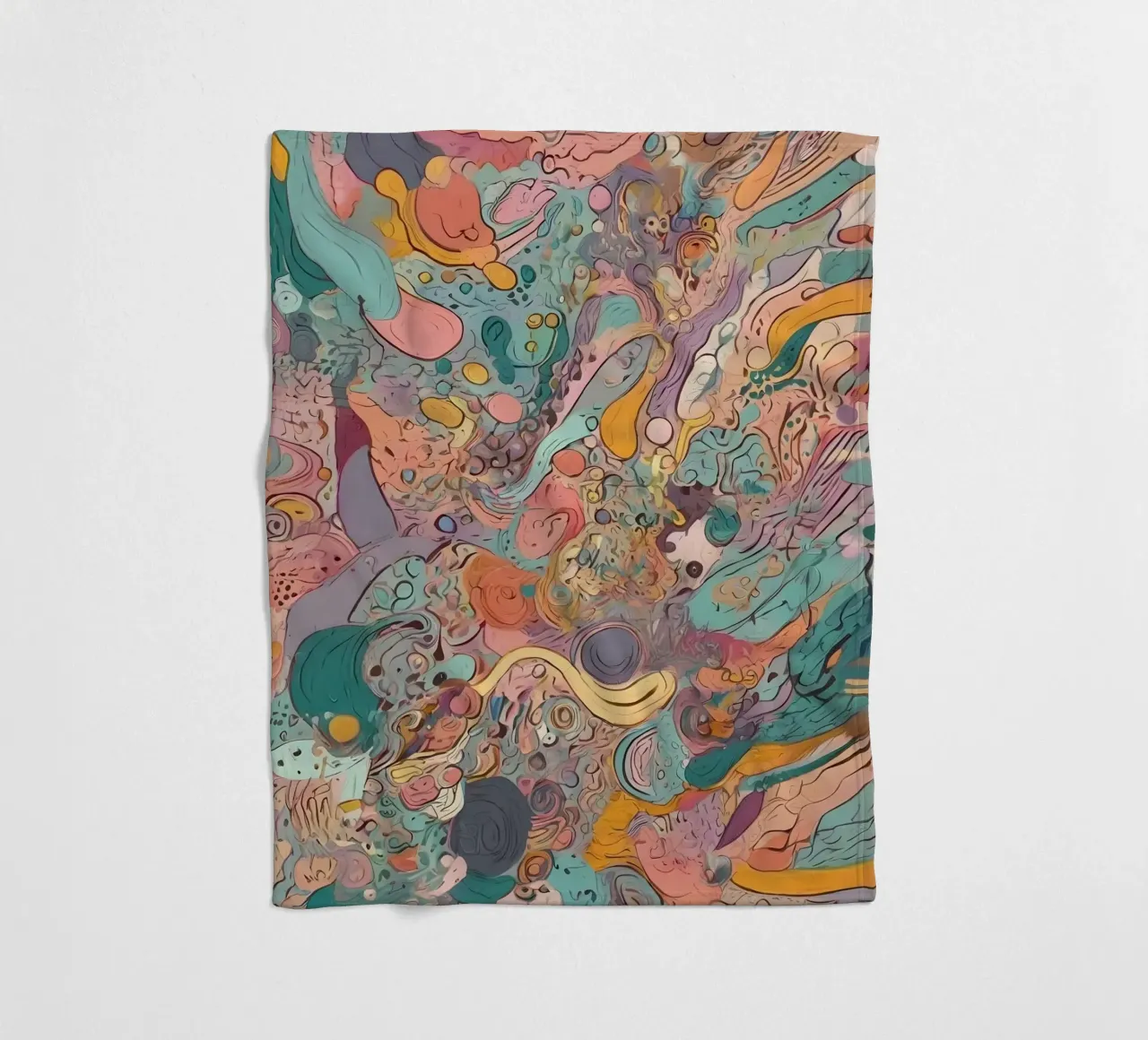 Abstract Pattern fleece blanket by Charnwood Prints