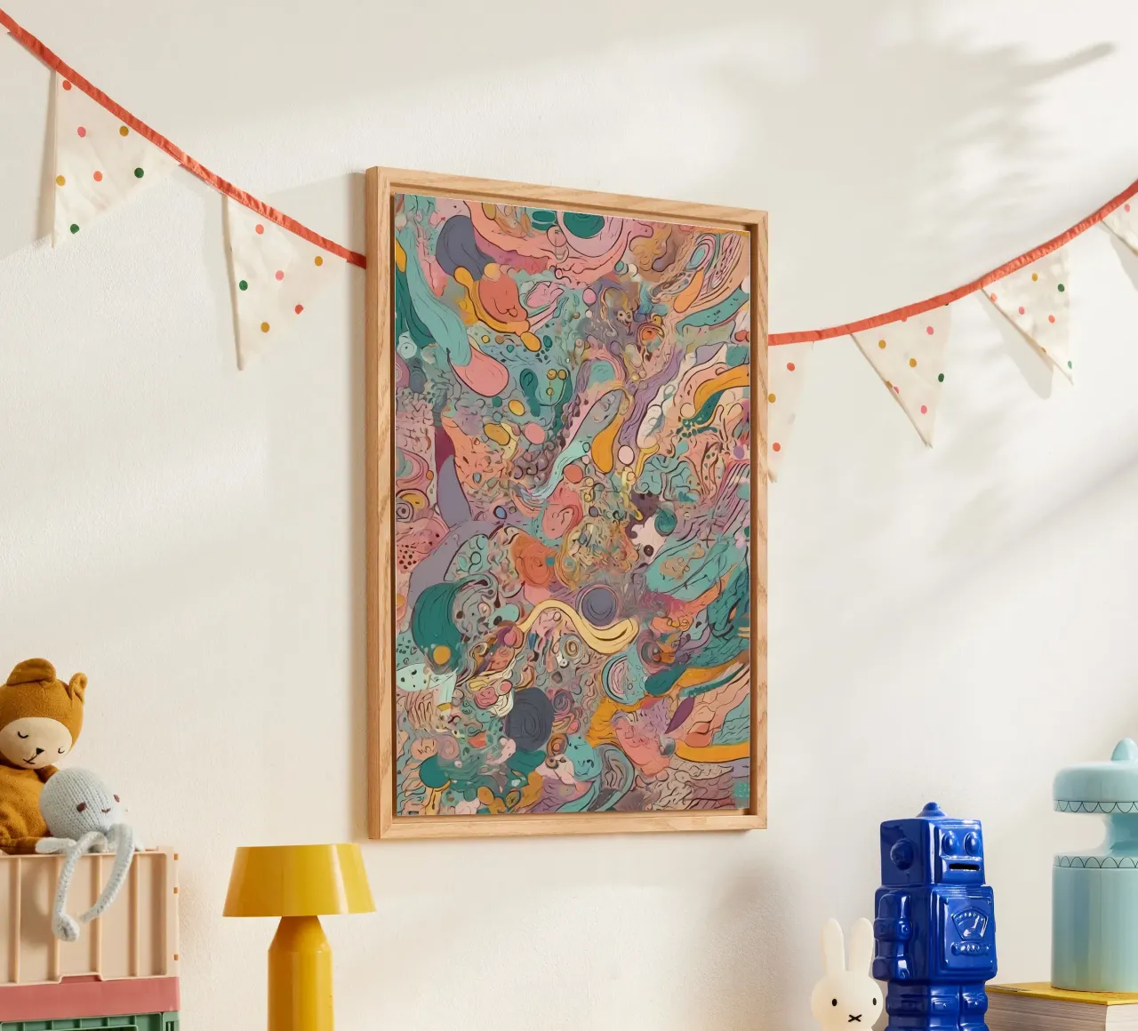 Modello astratto plexiglass da Charnwood Prints