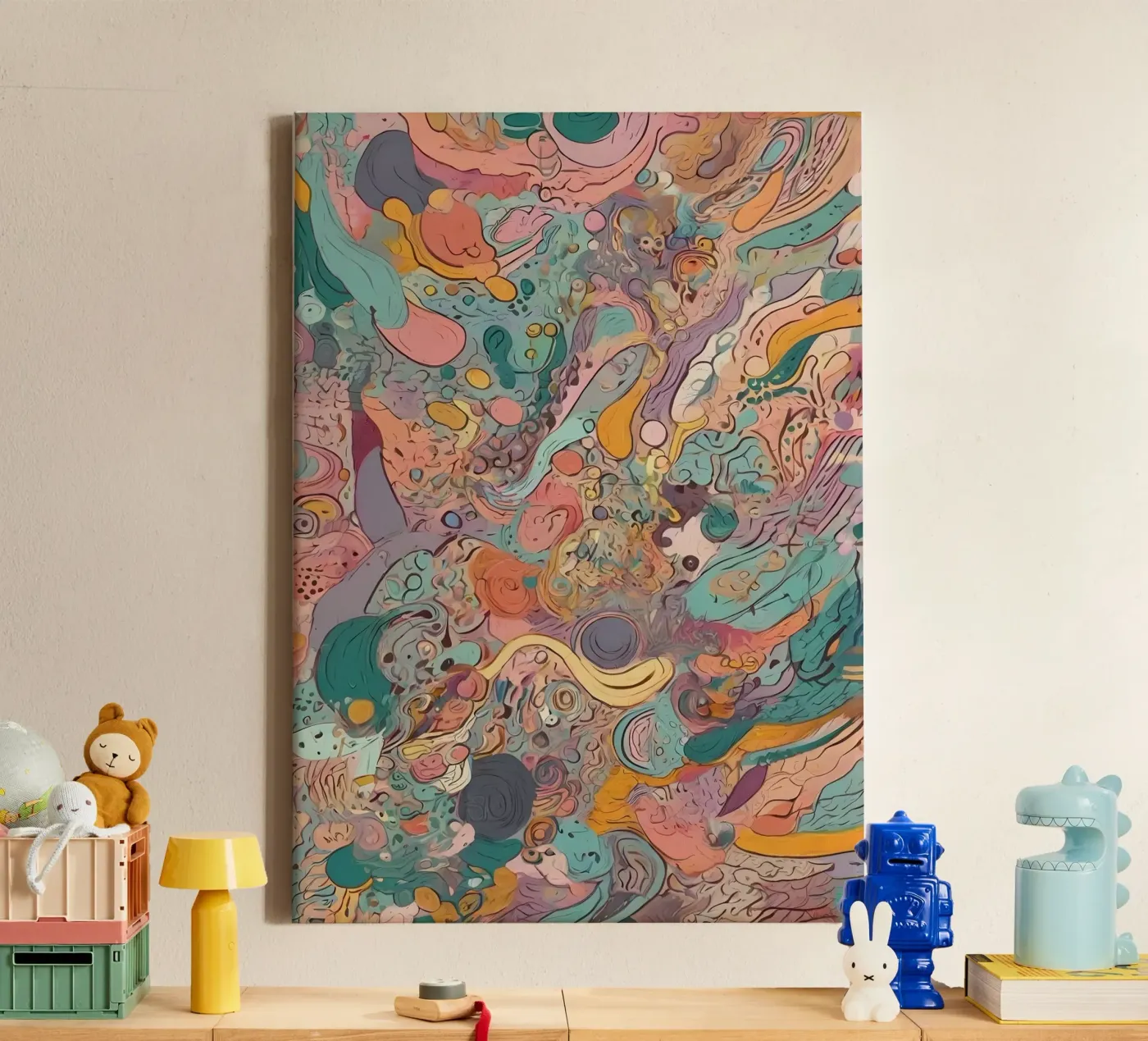 Abstract patroon canvas van Charnwood Prints