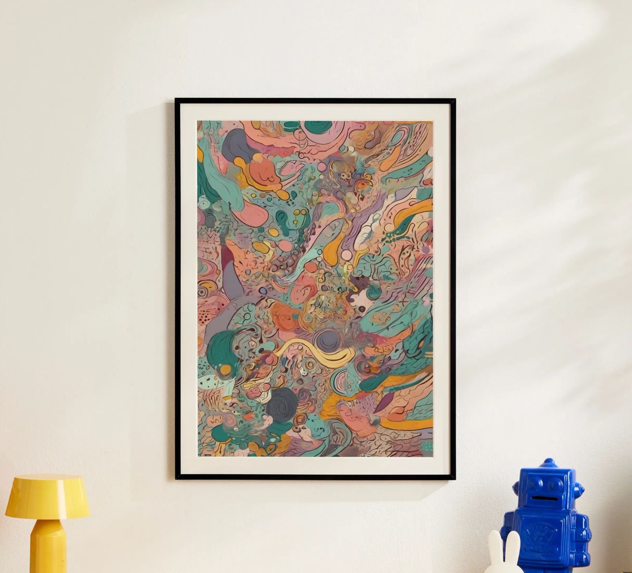 Motif abstrait poster de Charnwood Prints