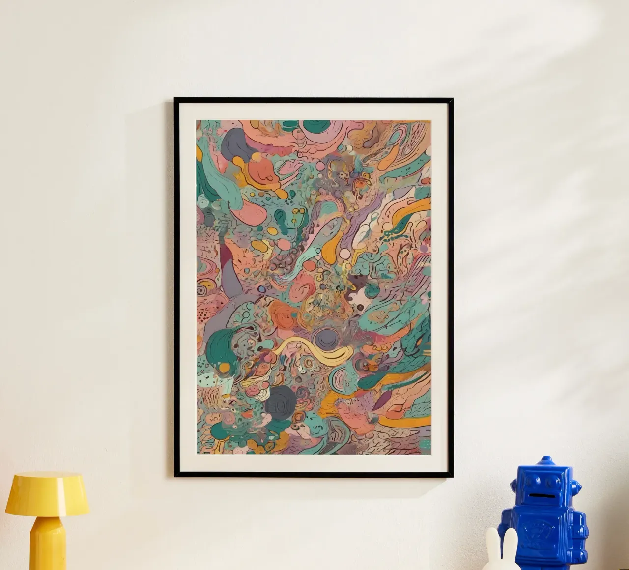 Modello astratto poster da Charnwood Prints