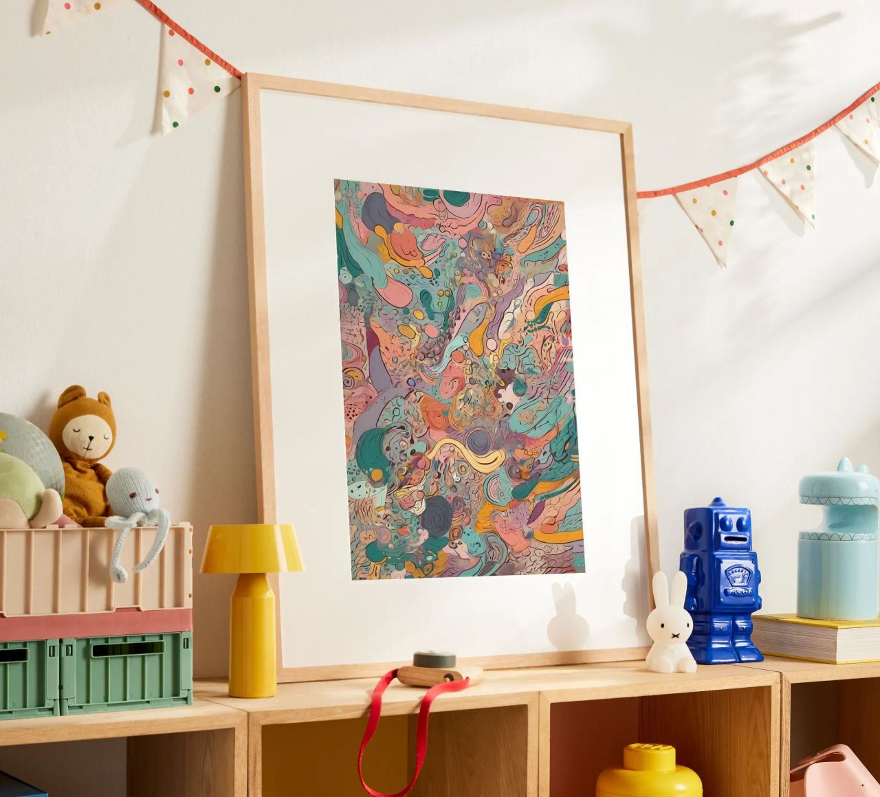 Motif abstrait poster de Charnwood Prints