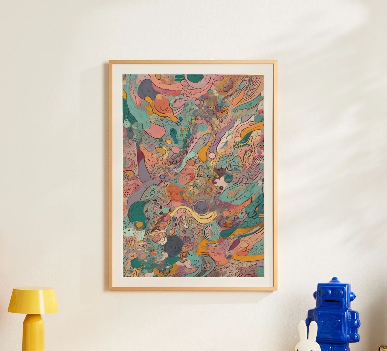 Motif abstrait poster de Charnwood Prints