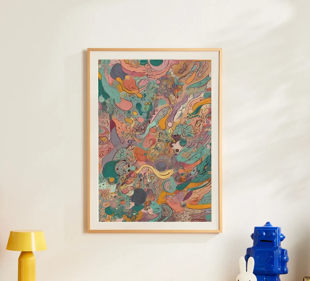 Modello astratto poster da Charnwood Prints