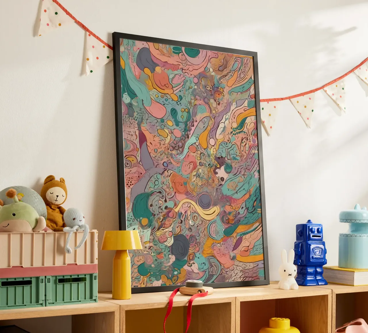 Abstract Pattern poster by Charnwood Prints