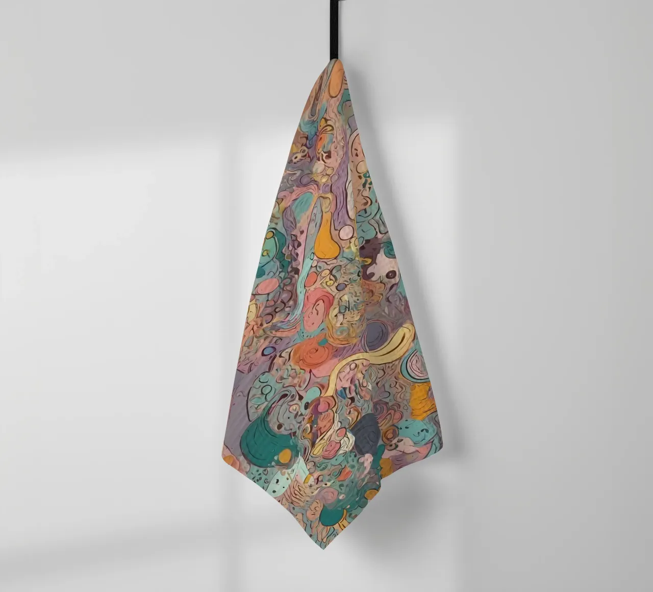 Abstract Pattern tea towel by Charnwood Prints