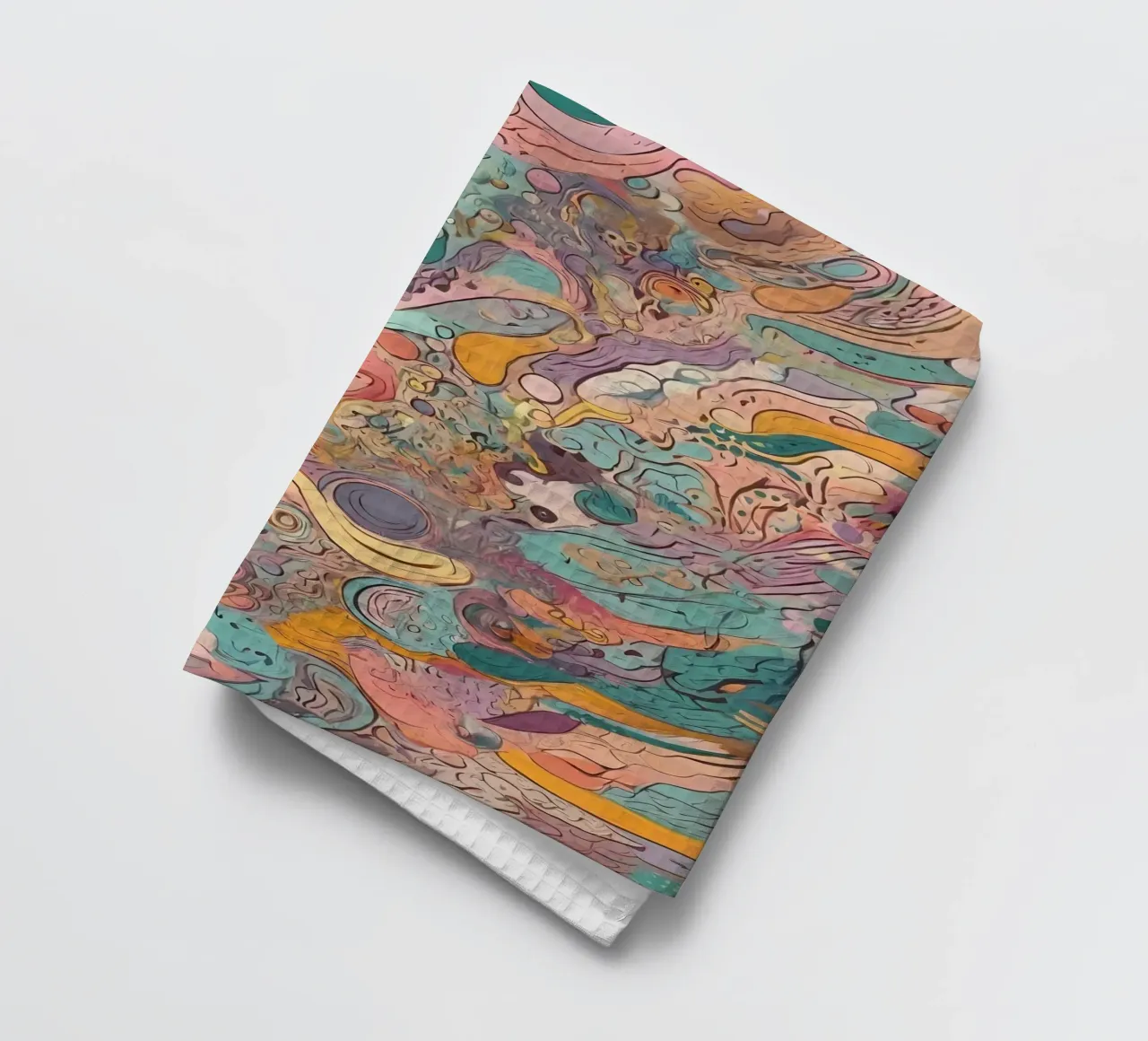 Abstract Pattern tea towel by Charnwood Prints