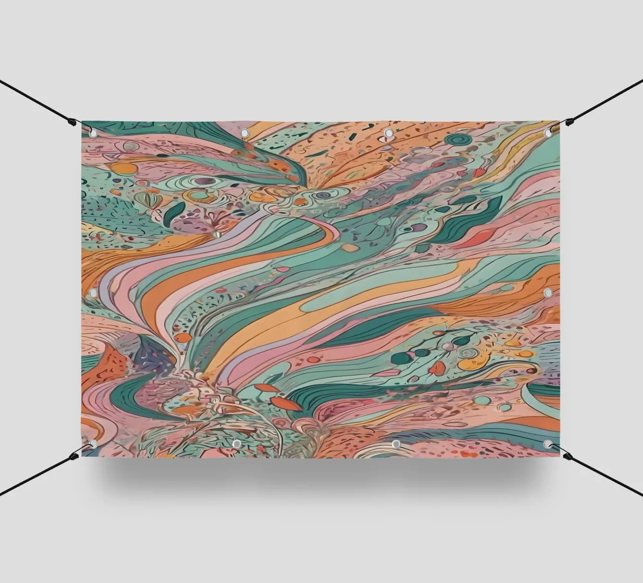 Abstract Pattern PVC Plane von Charnwood Prints