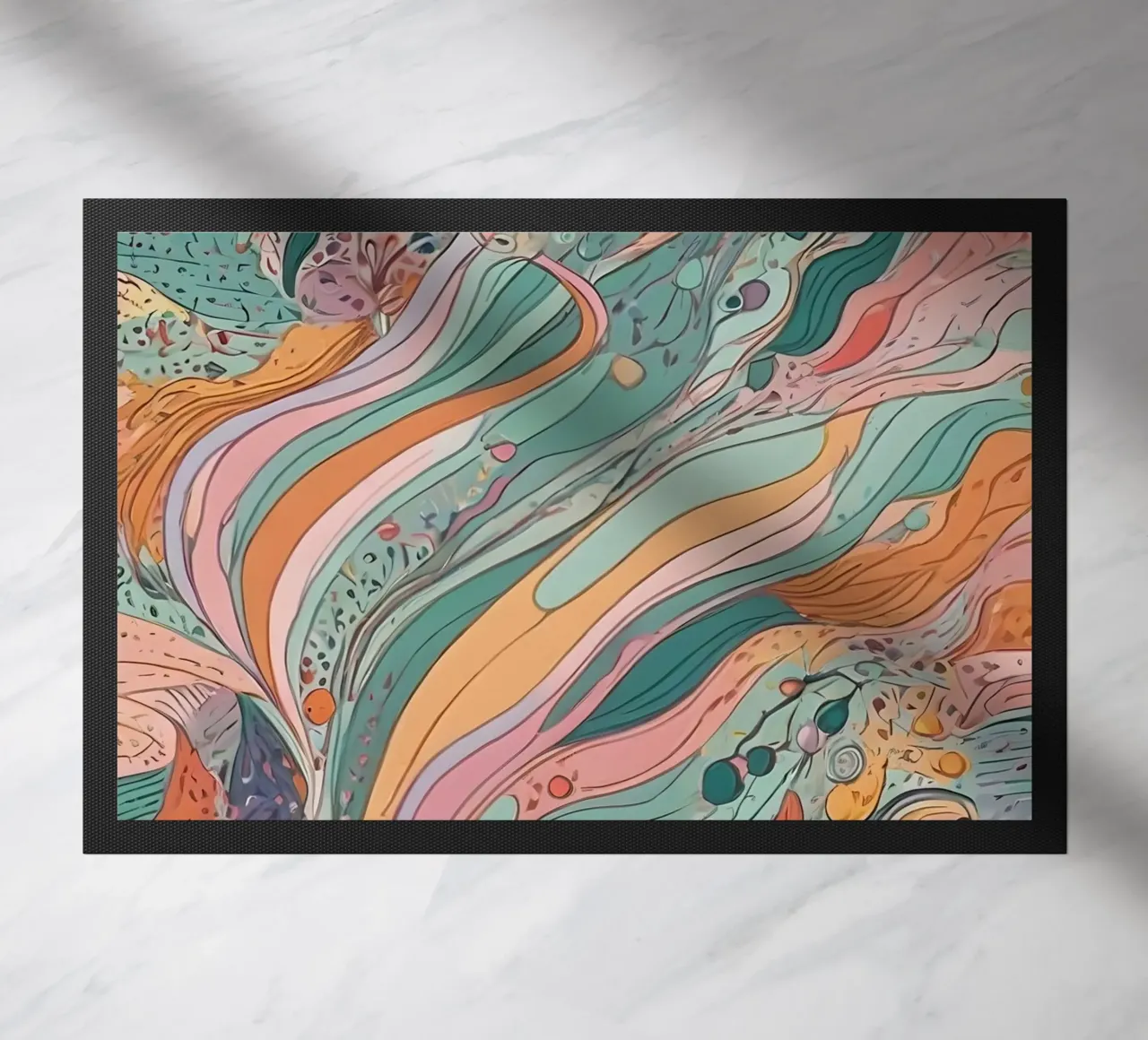 Abstract Pattern doormat by Charnwood Prints