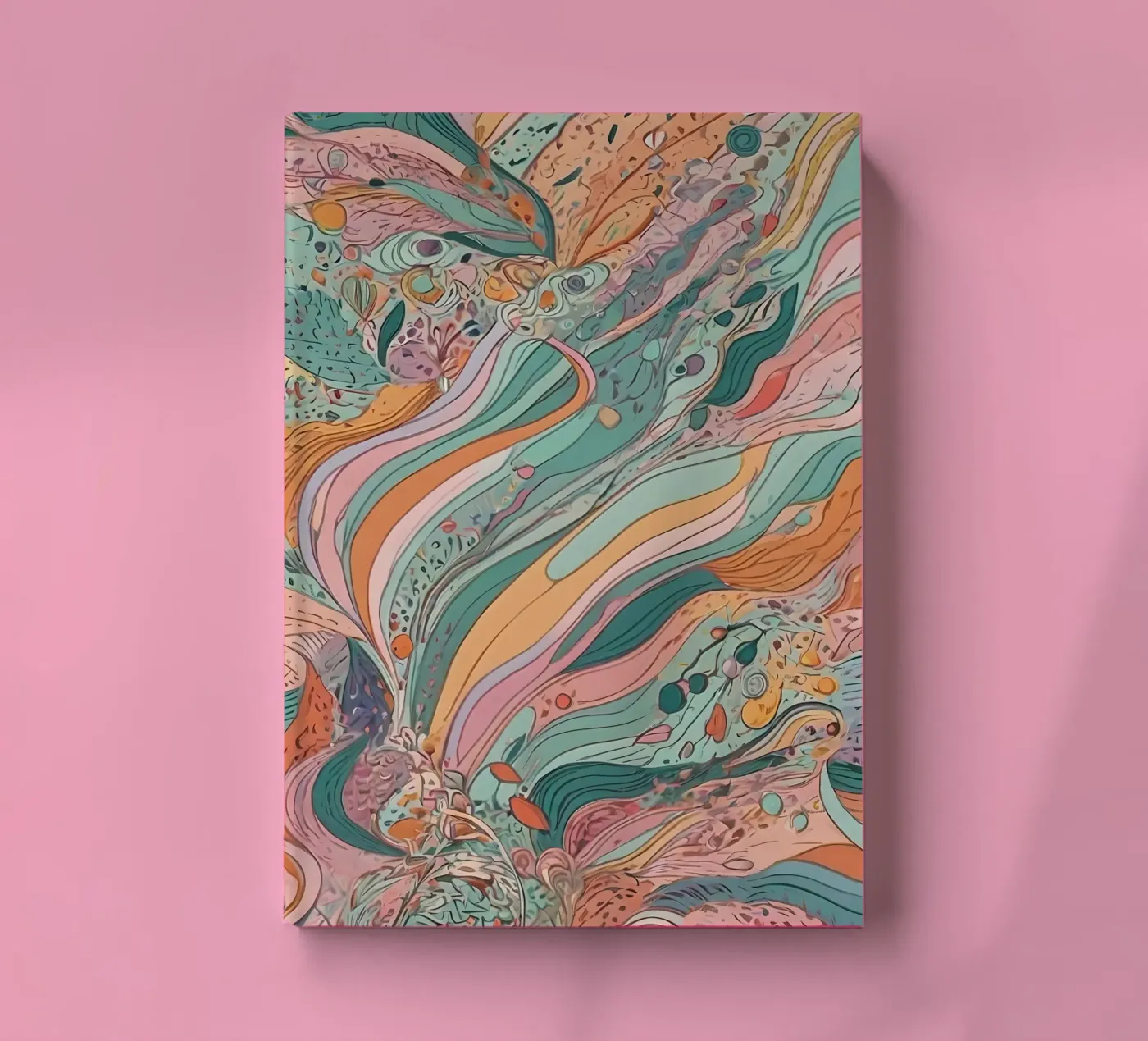 Abstract patroon notitieboek van Charnwood Prints