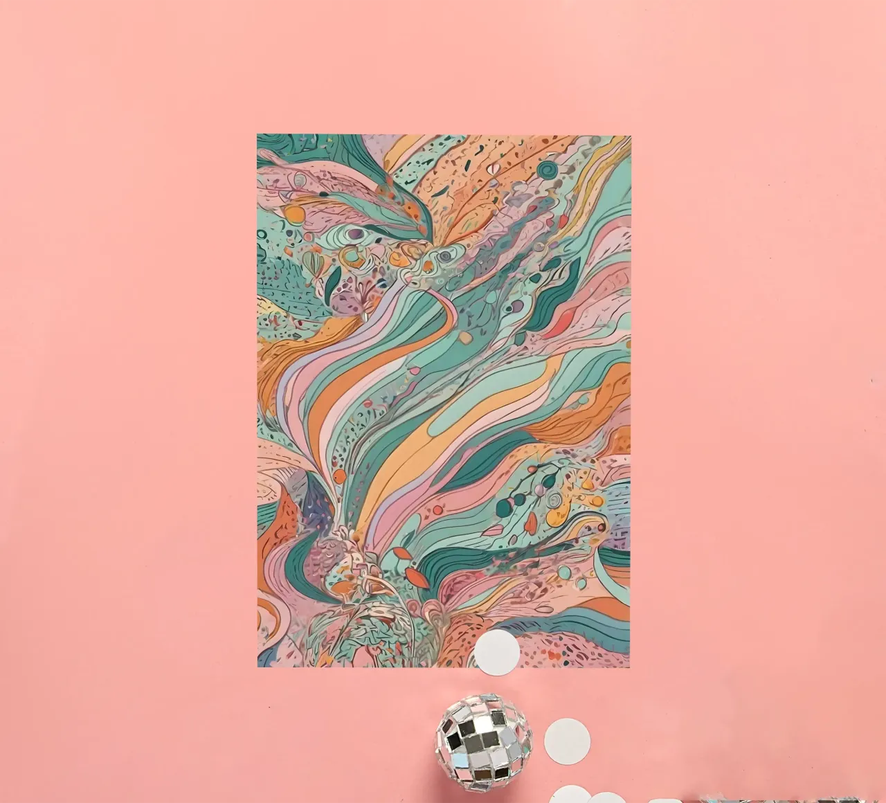 Abstract Pattern sticker by Charnwood Prints