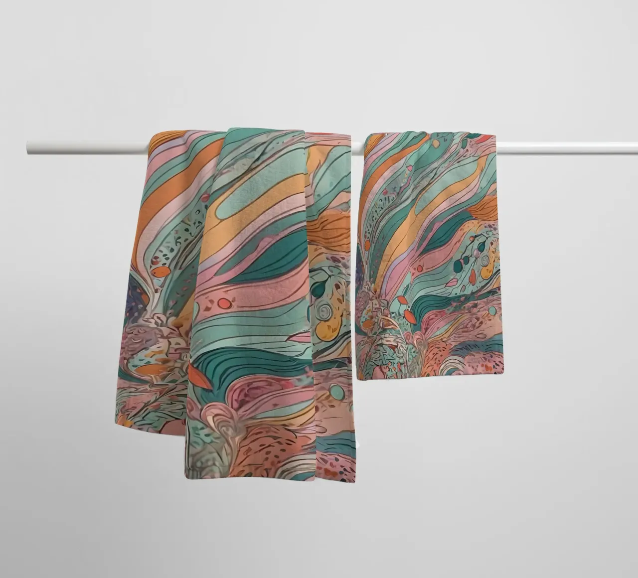 Abstract Pattern towel by Charnwood Prints