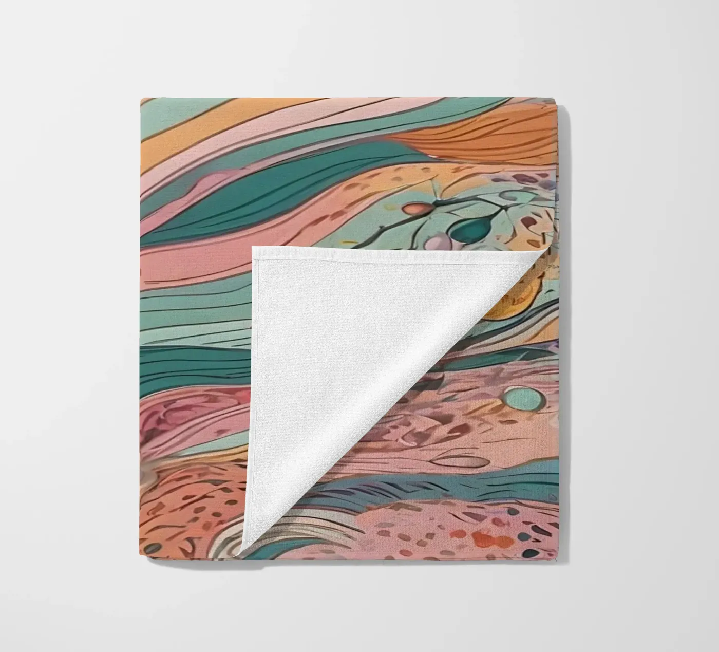 Abstract Pattern Strandtuch von Charnwood Prints