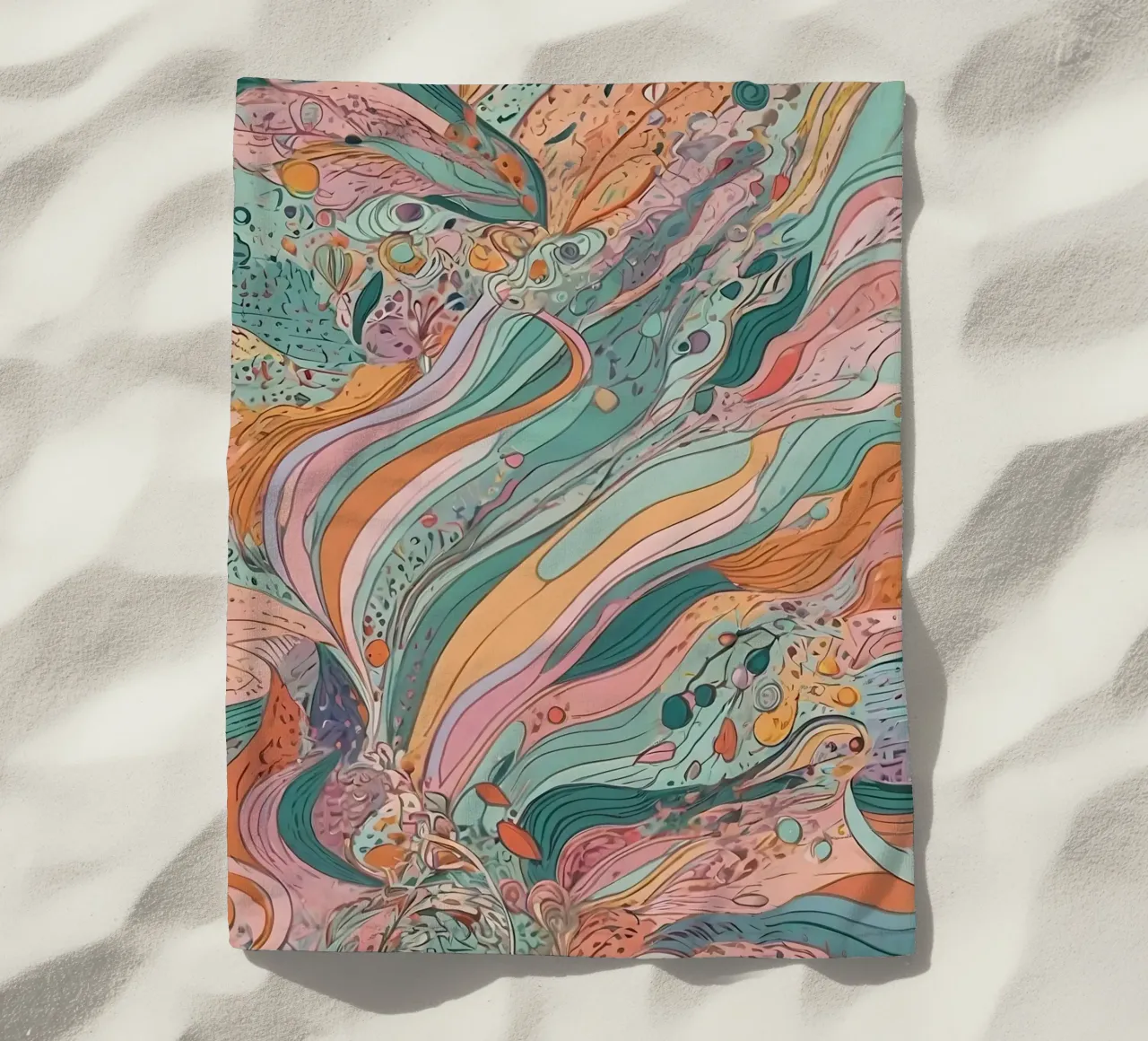 Abstract Pattern beach towel by Charnwood Prints