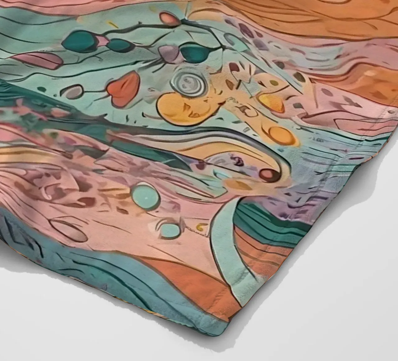 Abstract Pattern fleece blanket by Charnwood Prints