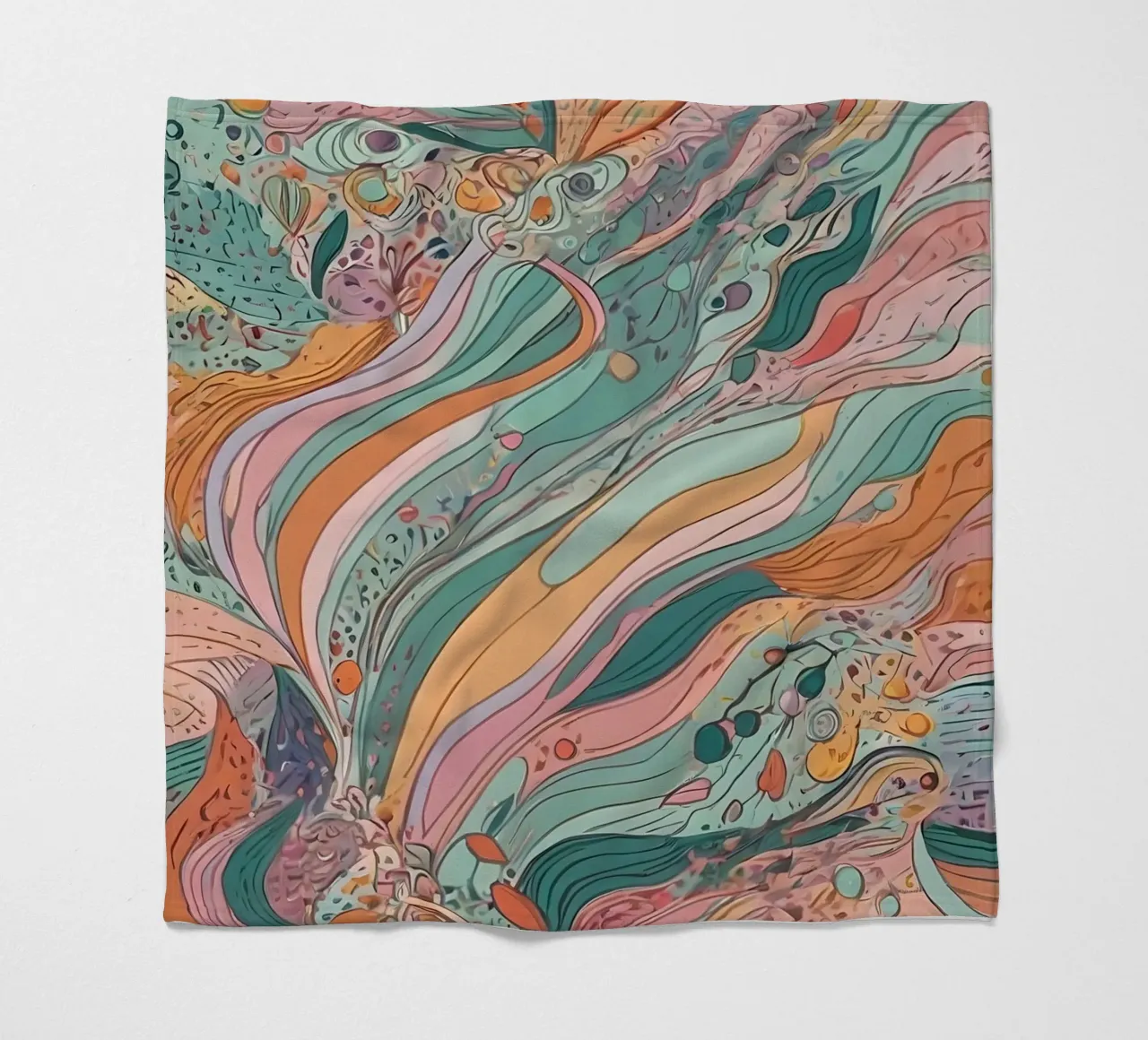 Modello astratto coperta in pile da Charnwood Prints