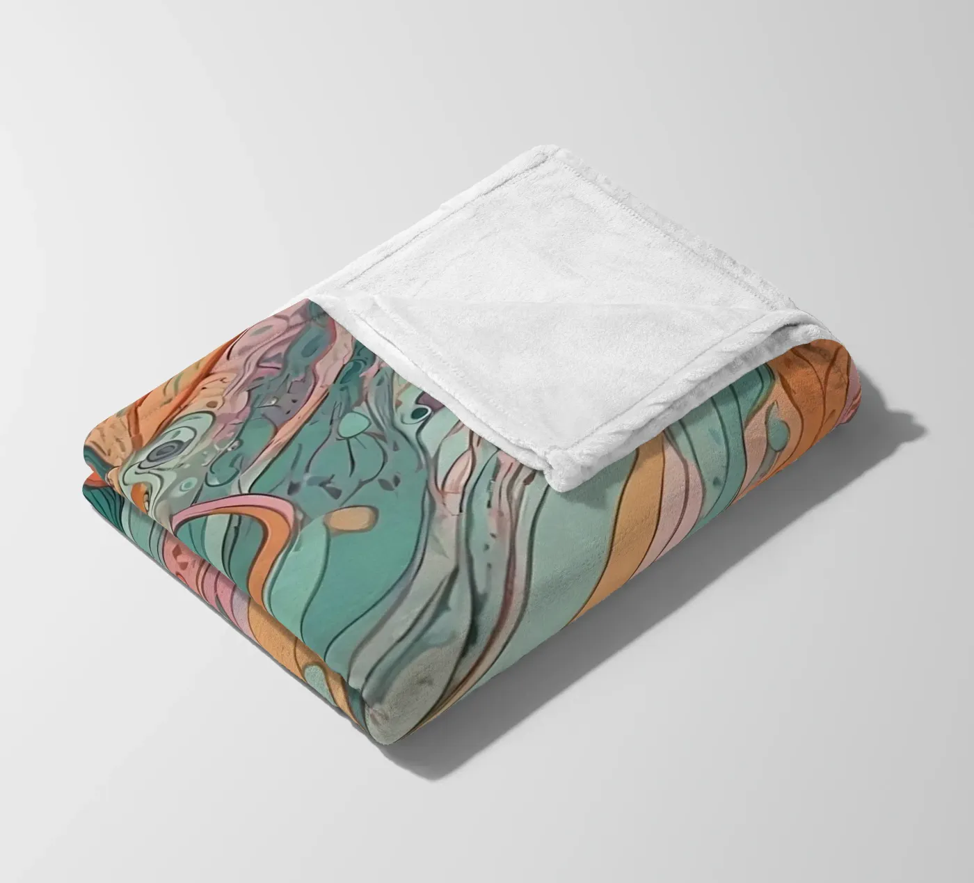 Abstract Pattern fleece blanket by Charnwood Prints