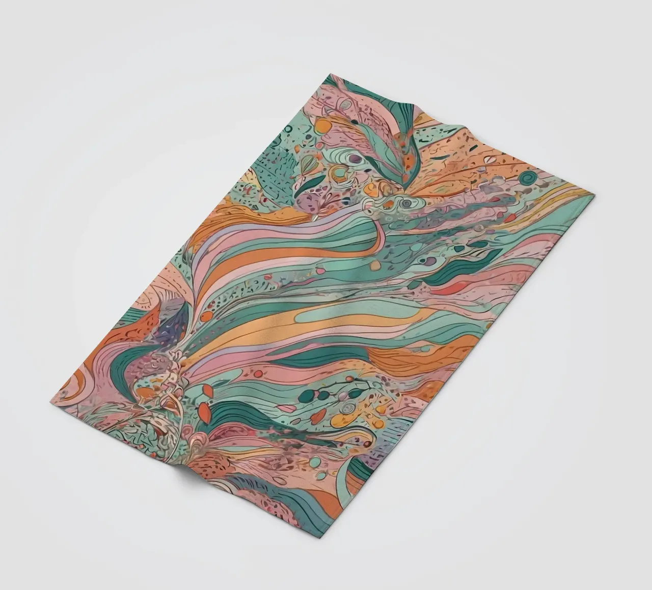 Modello astratto coperta in pile da Charnwood Prints