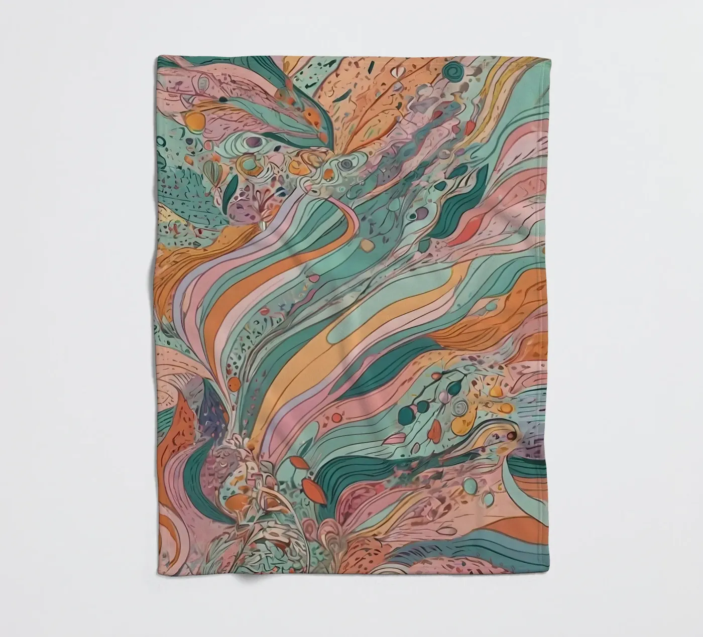 Abstract Pattern fleece blanket by Charnwood Prints