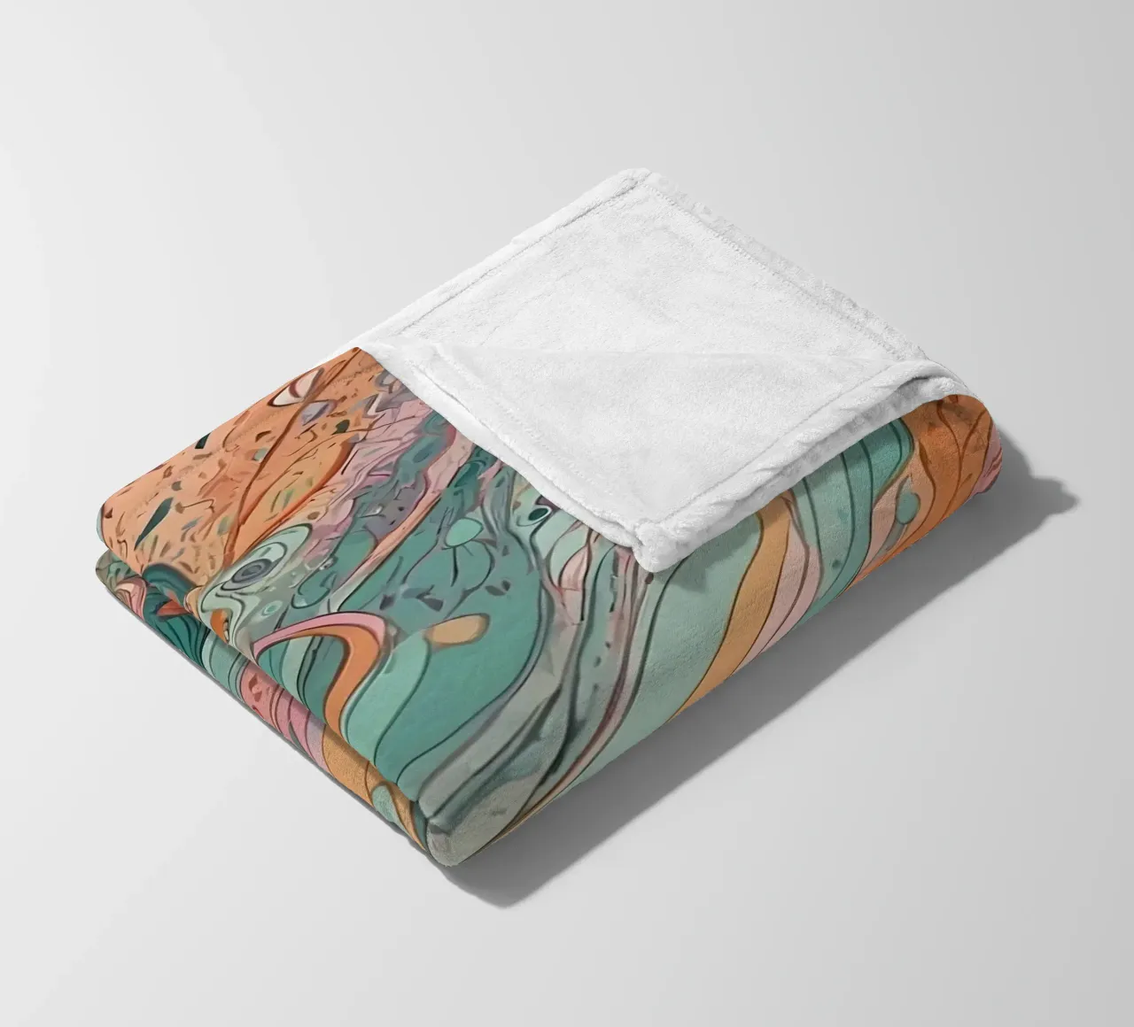 Modello astratto coperta in pile da Charnwood Prints