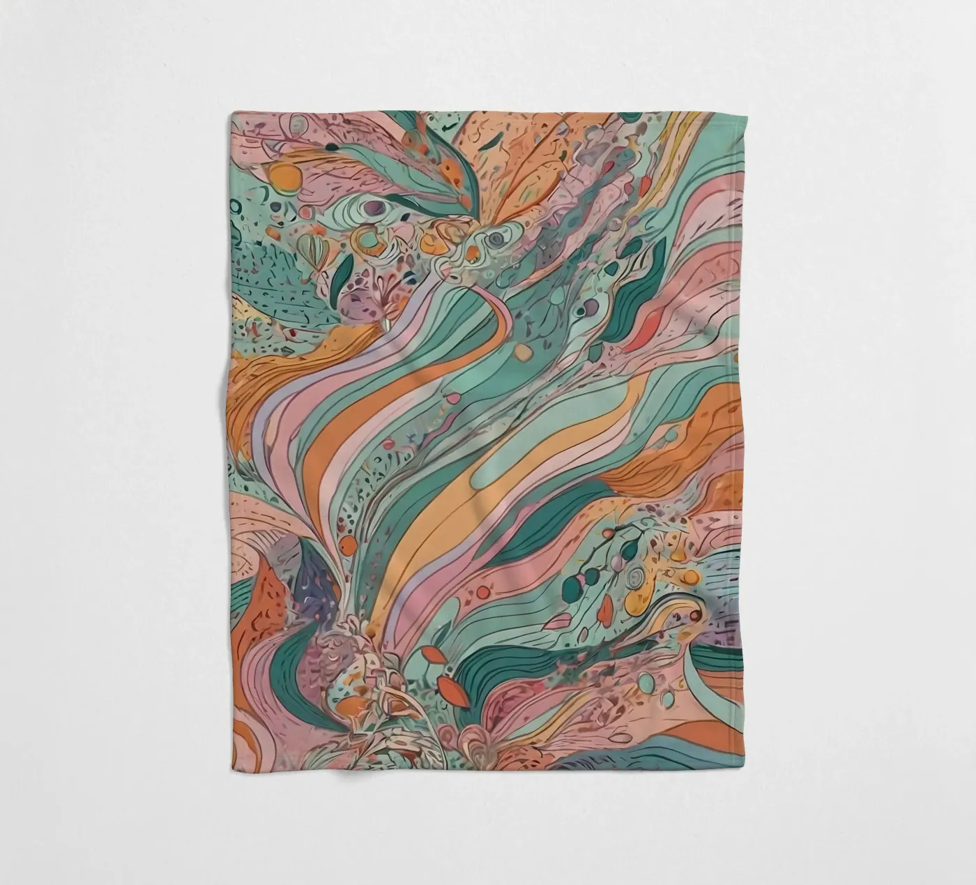 Abstract Pattern fleece blanket by Charnwood Prints