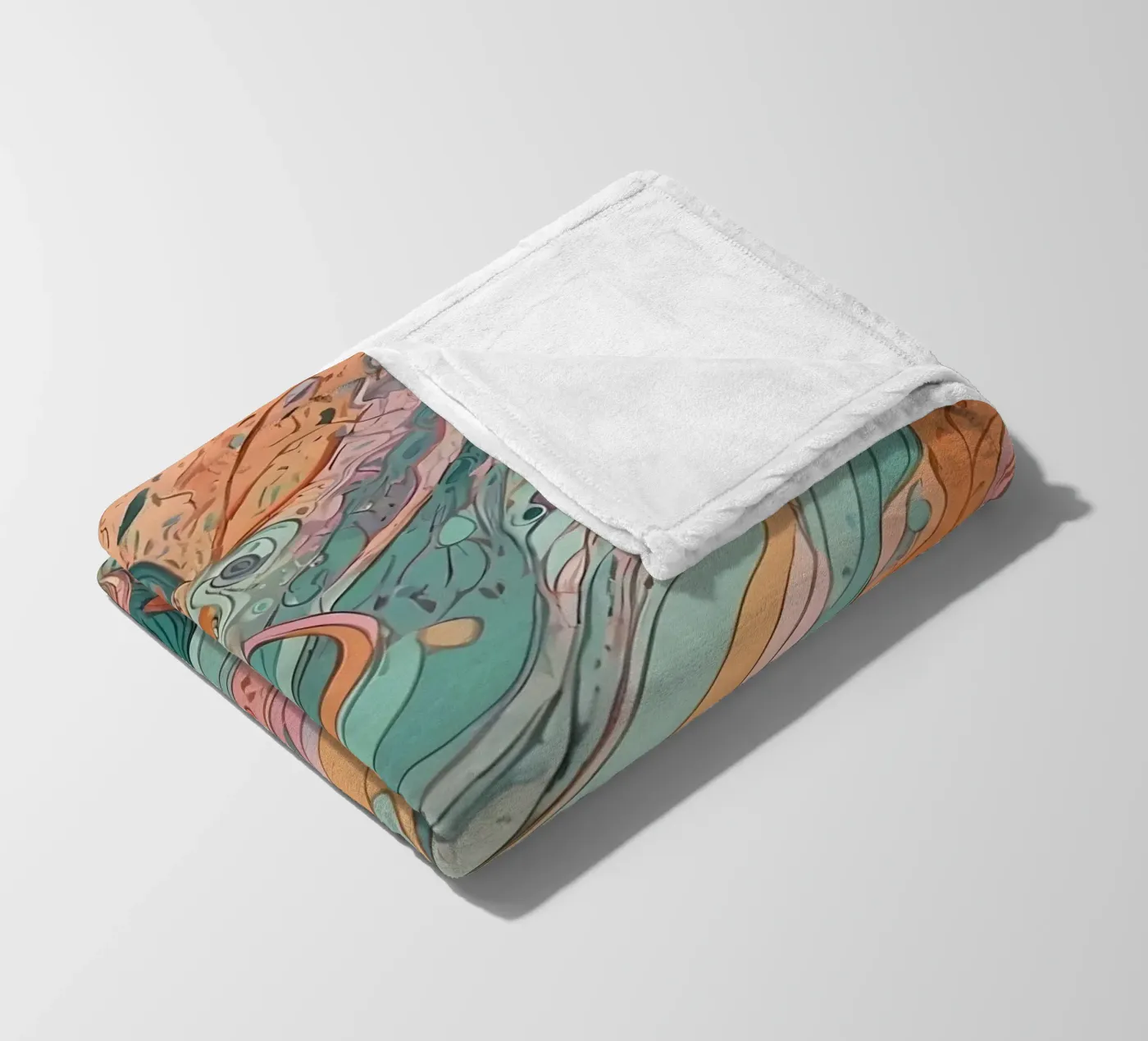 Abstract Pattern fleece blanket by Charnwood Prints