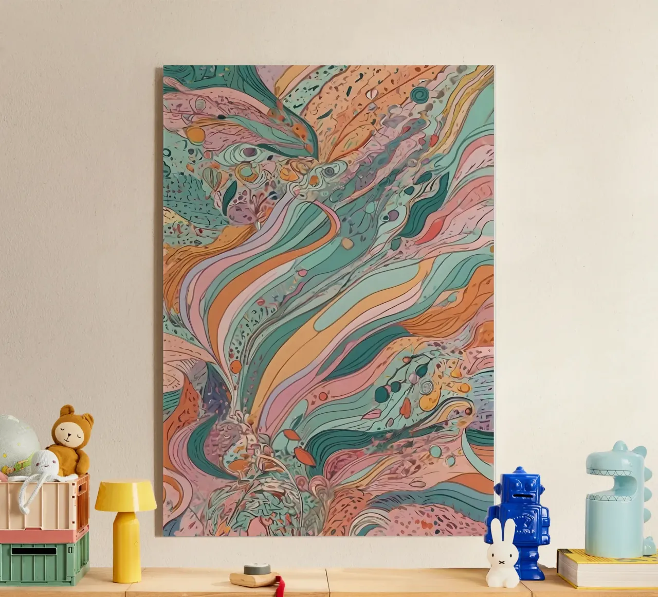 Modello astratto plexiglass da Charnwood Prints