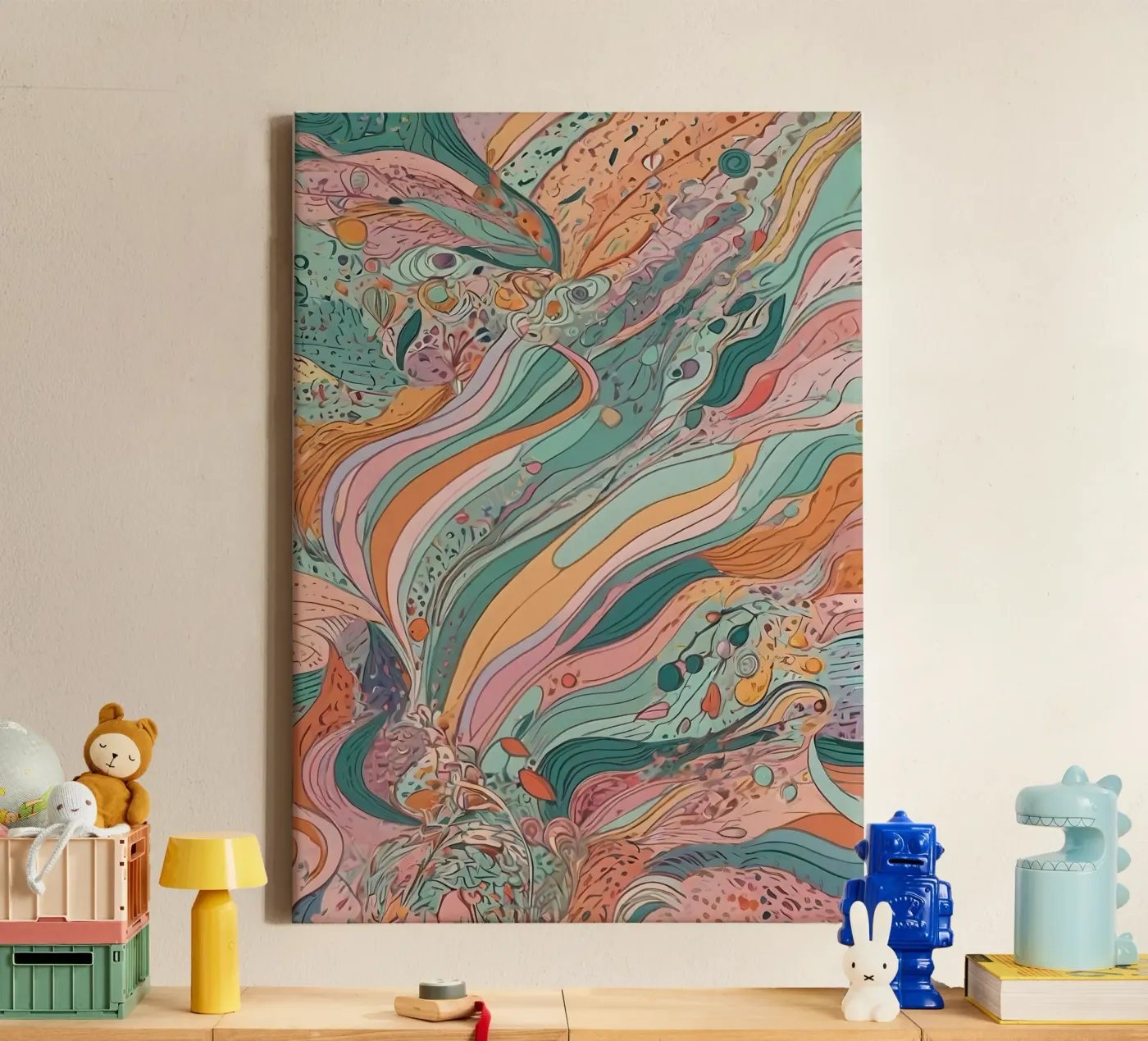 Abstract Pattern canvas by Charnwood Prints