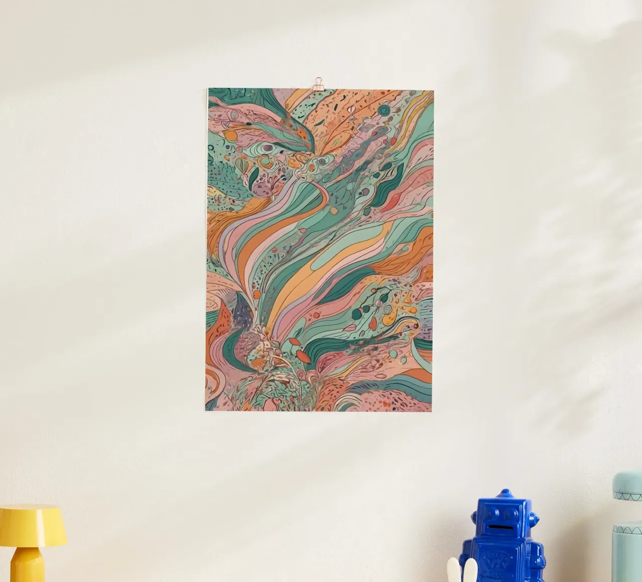 Abstract Pattern poster by Charnwood Prints