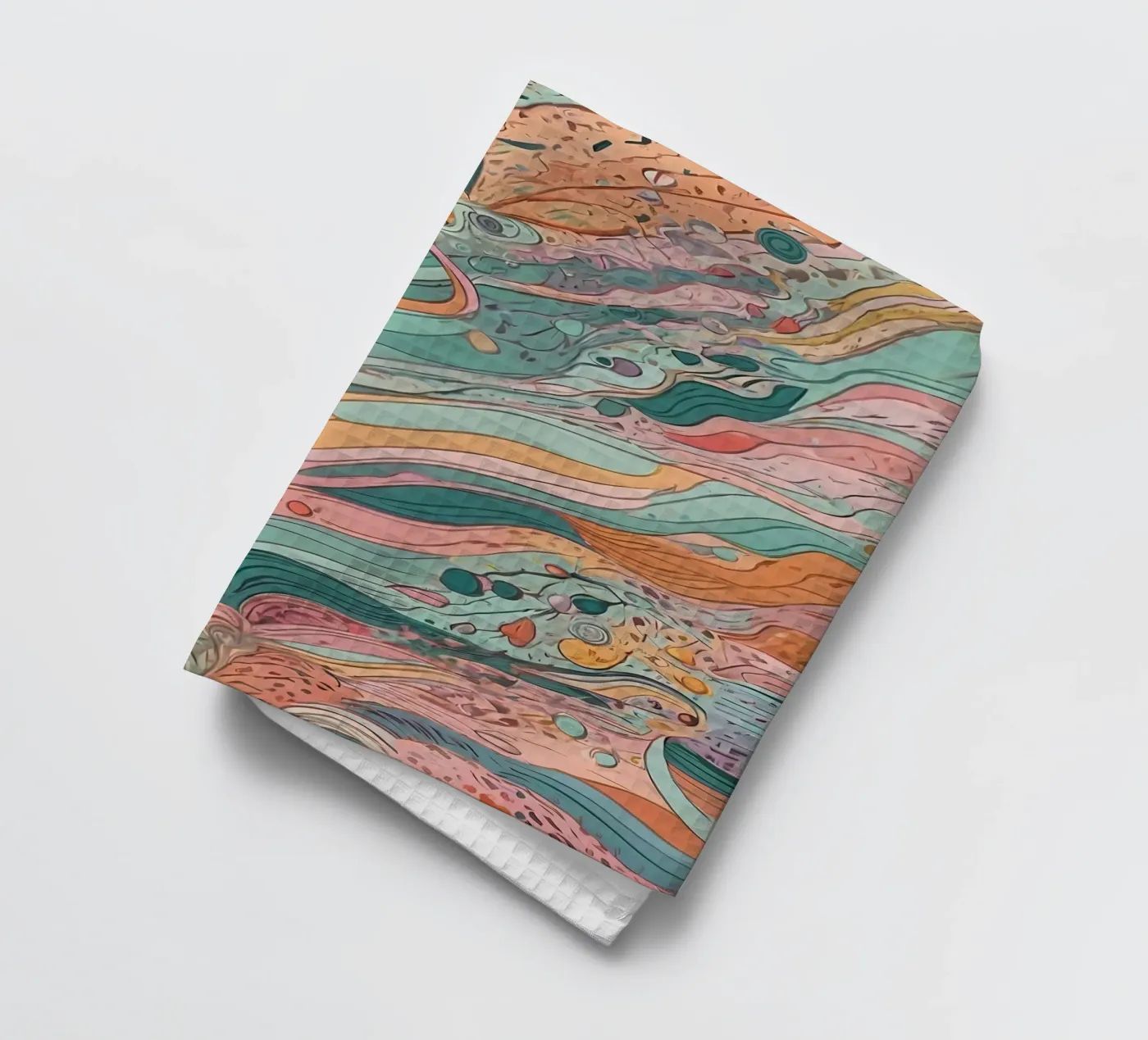 Abstract Pattern tea towel by Charnwood Prints