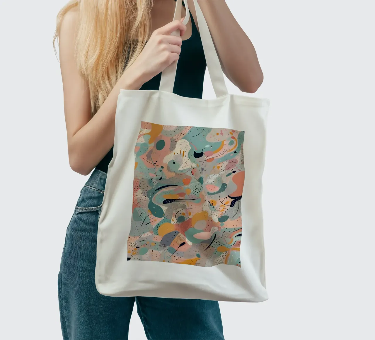 Abstract Pattern tote bag by Charnwood Prints