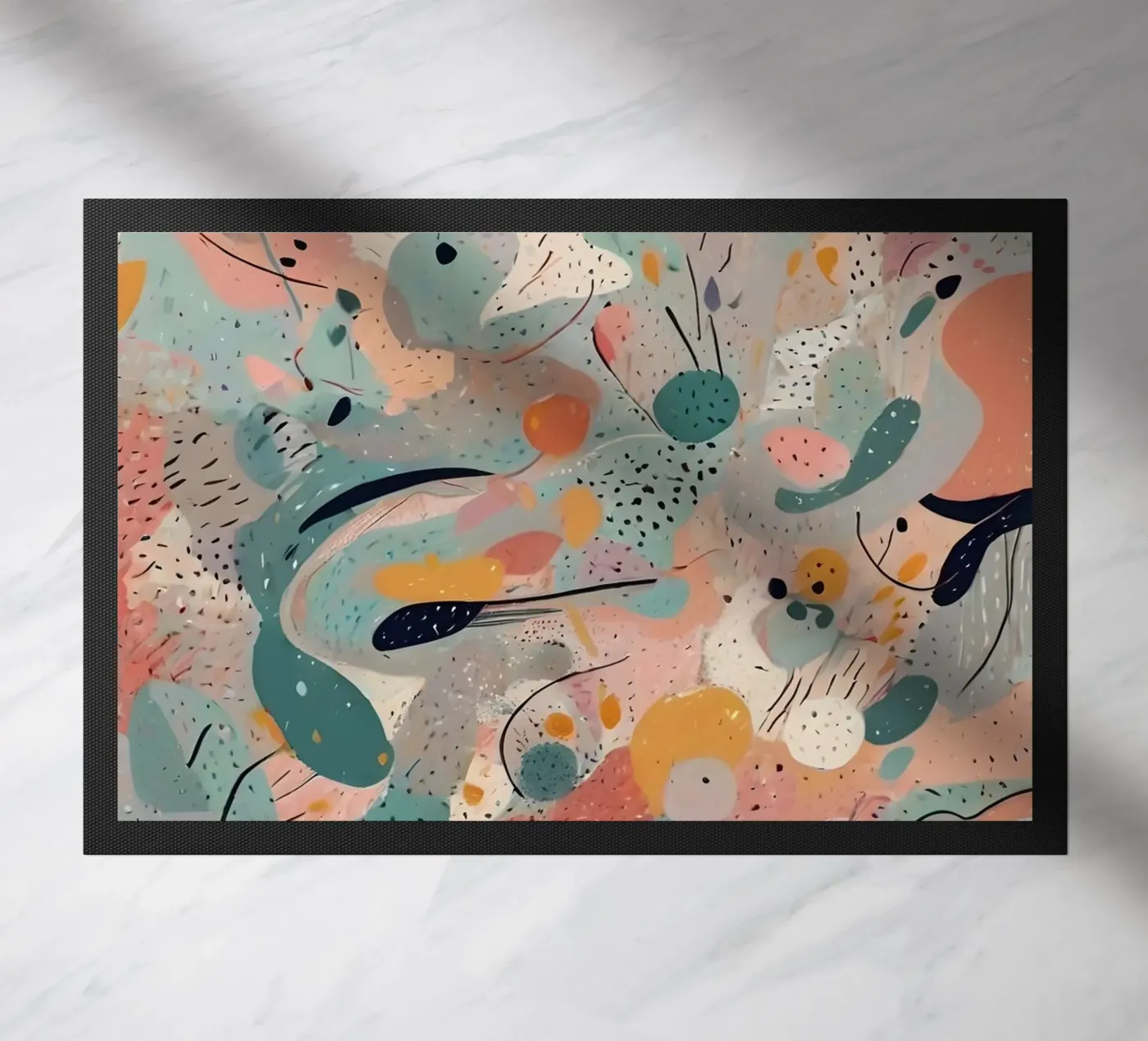 Motif abstrait paillasson de Charnwood Prints