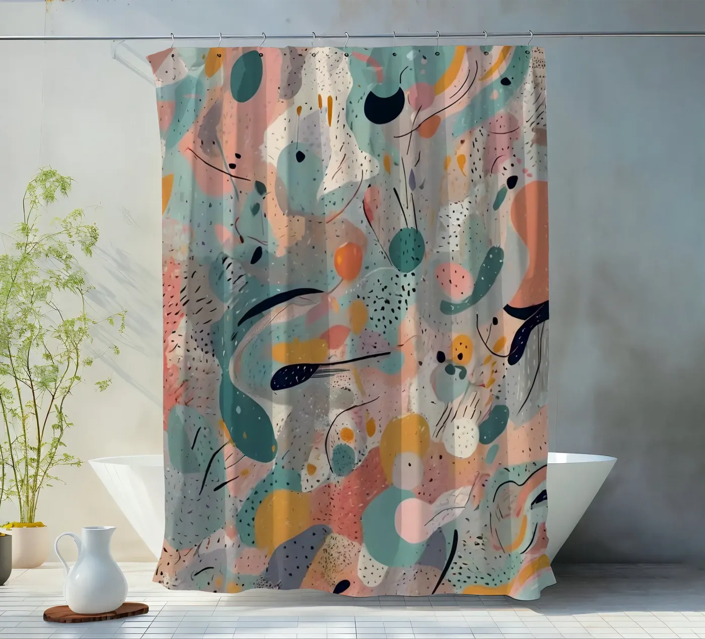 Abstract Pattern Duschvorhang von Charnwood Prints