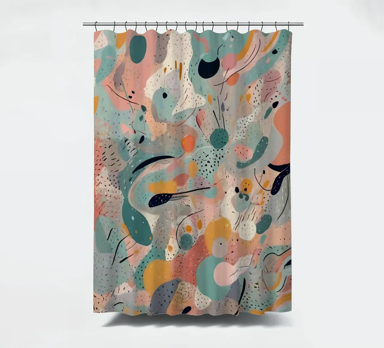 Abstraktes Muster Duschvorhang von Charnwood Prints