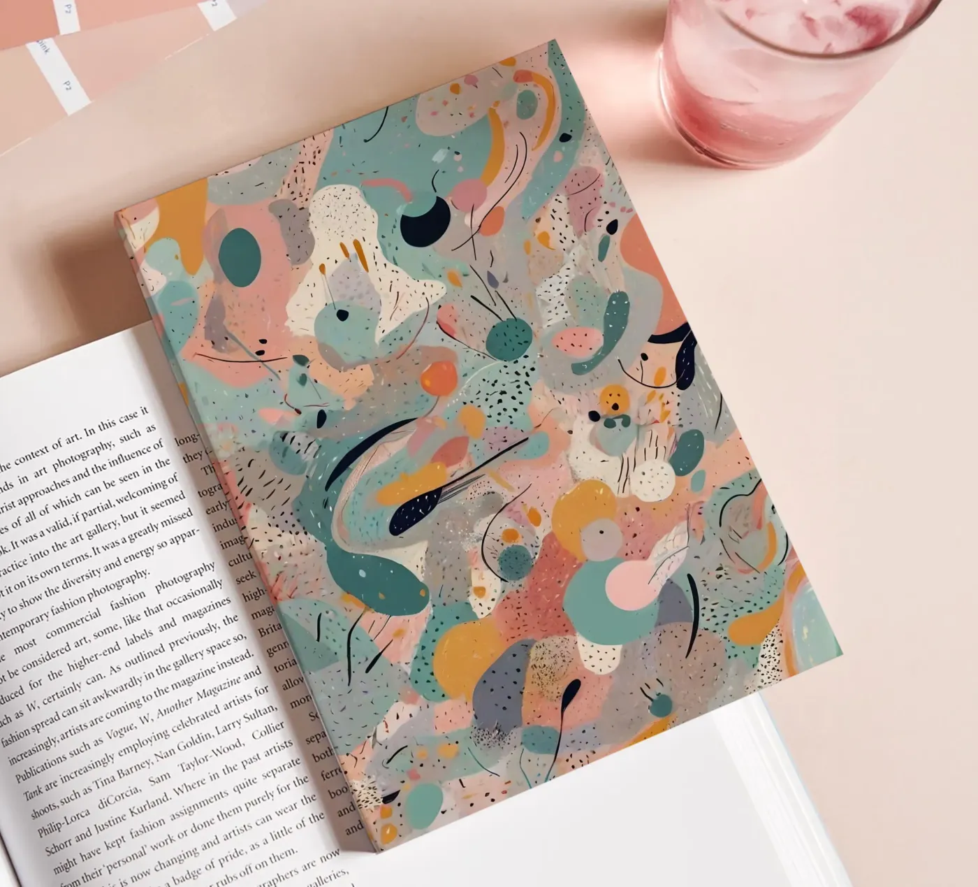 Abstract Pattern carnet de notes de Charnwood Prints