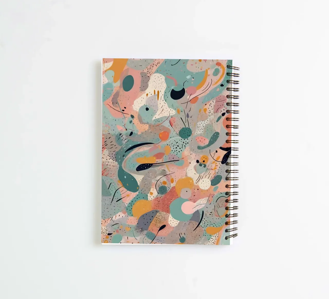 Abstract Pattern spiral notebook by Charnwood Prints