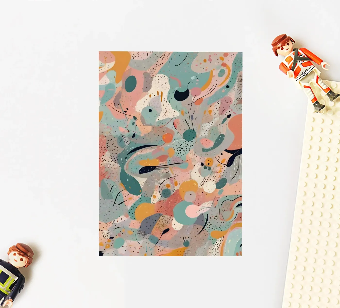 Abstraktes Muster Sticker von Charnwood Prints