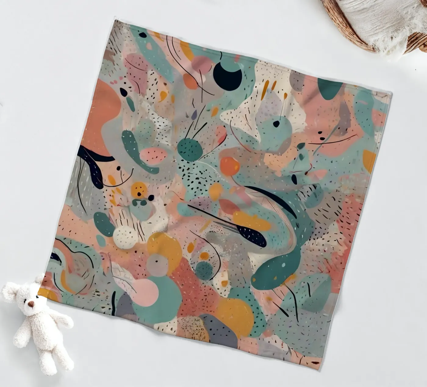 Abstraktes Muster Fleecedecke von Charnwood Prints