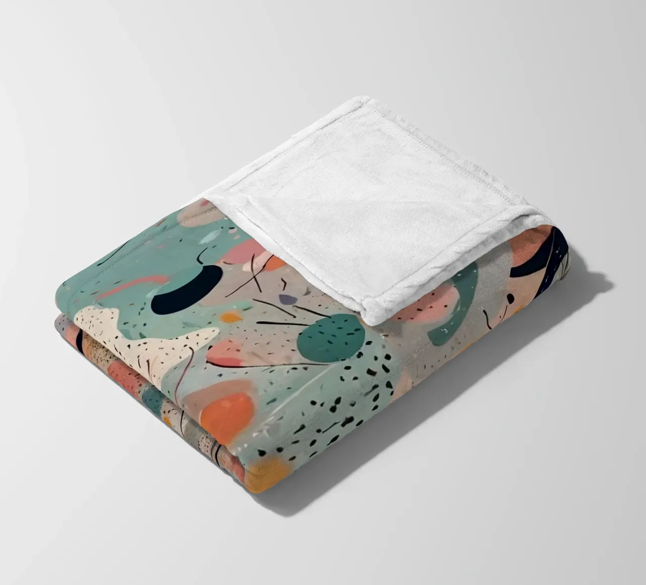Abstract Pattern fleece blanket by Charnwood Prints