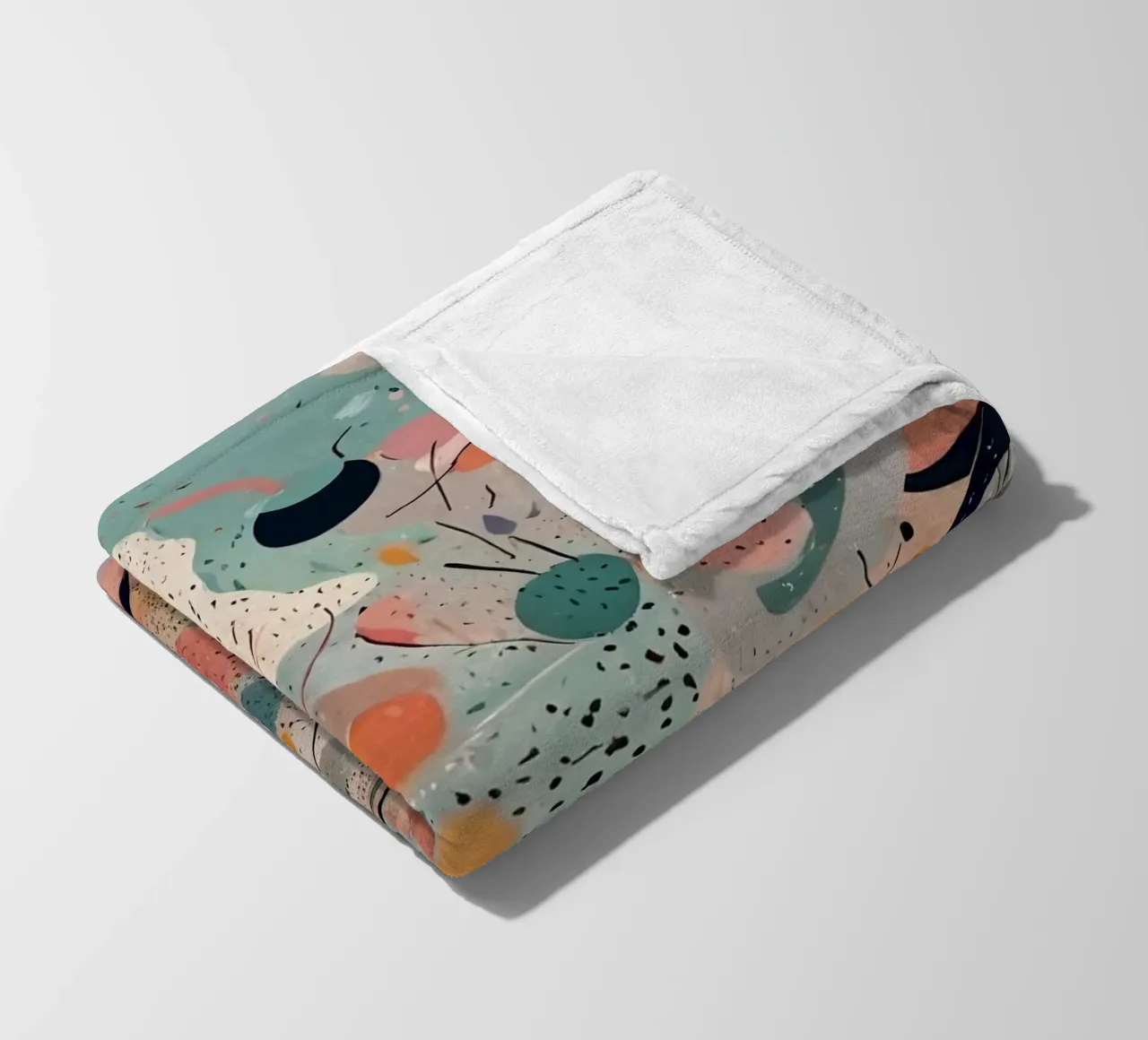 Abstract Pattern fleece blanket by Charnwood Prints