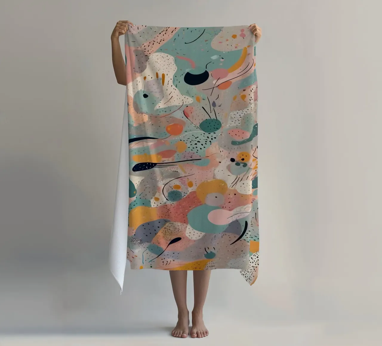 Abstract Pattern beach towel by Charnwood Prints