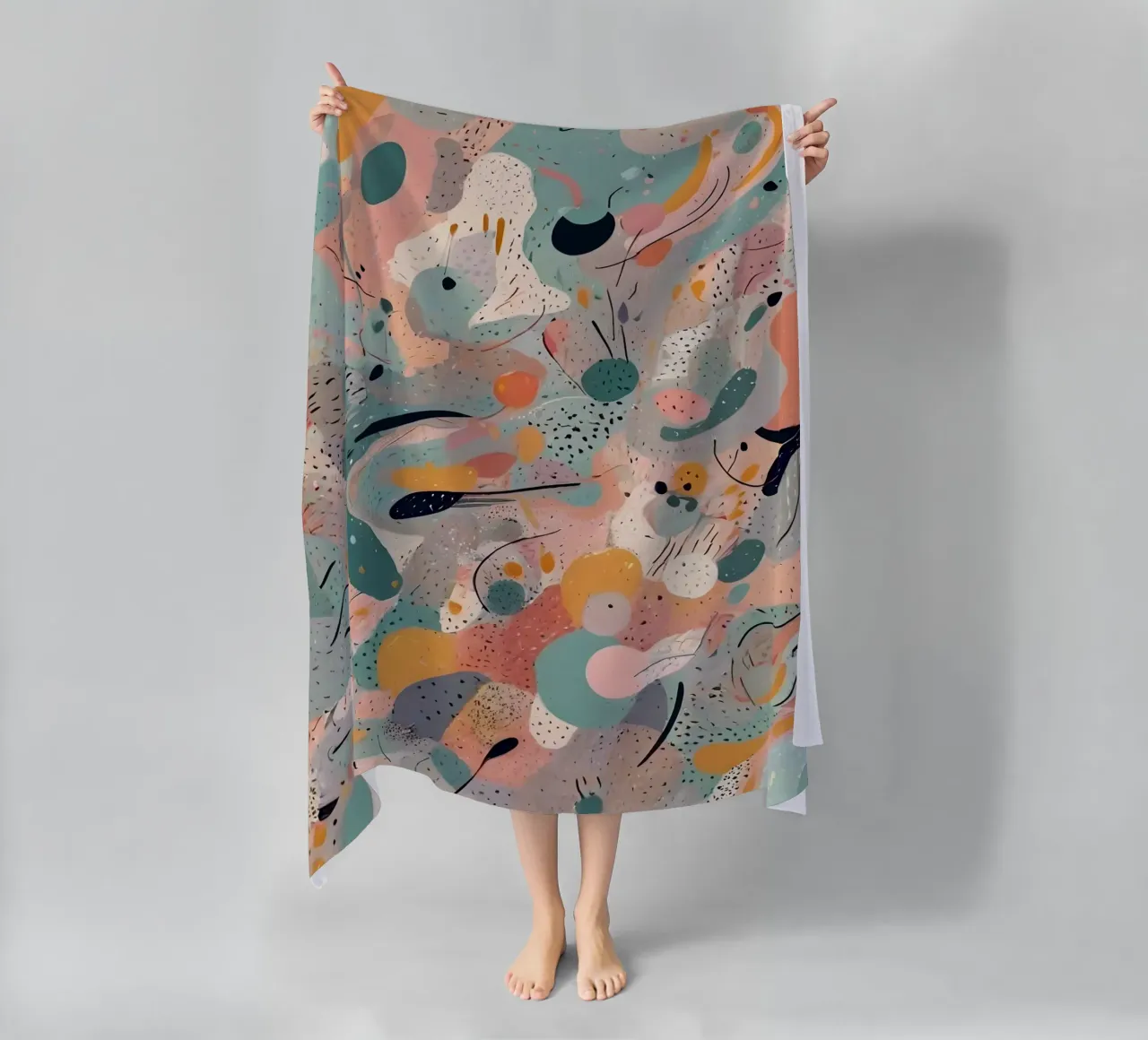 Abstract Pattern beach towel by Charnwood Prints